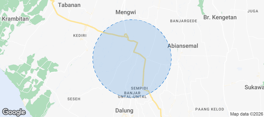 Kabupaten Badung Airbnb map